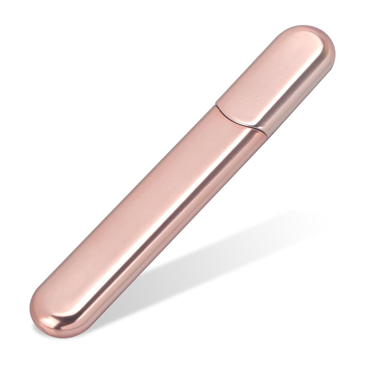 Premium Glass Nail File with Case, Crystal Diamond Salon Best Beauty