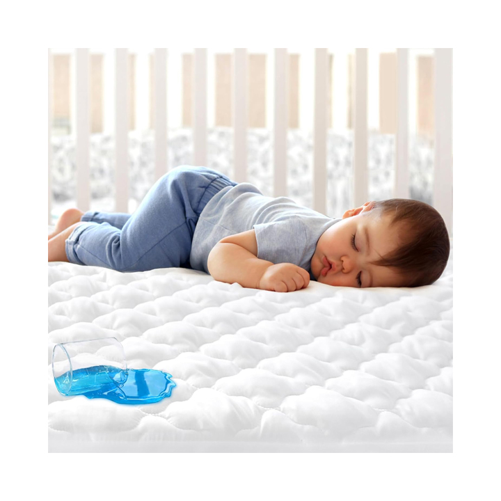Crib Mattress Protector Sheets Fitted Waterproof Crib Mattress Pad Cover