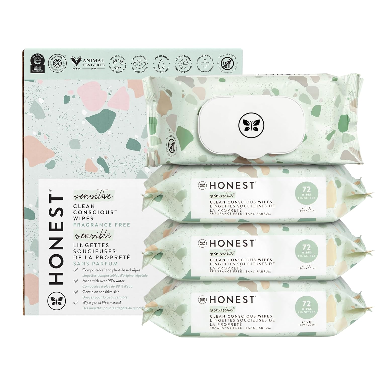 The Honest Company Clean Conscious Multi-Use Wipes